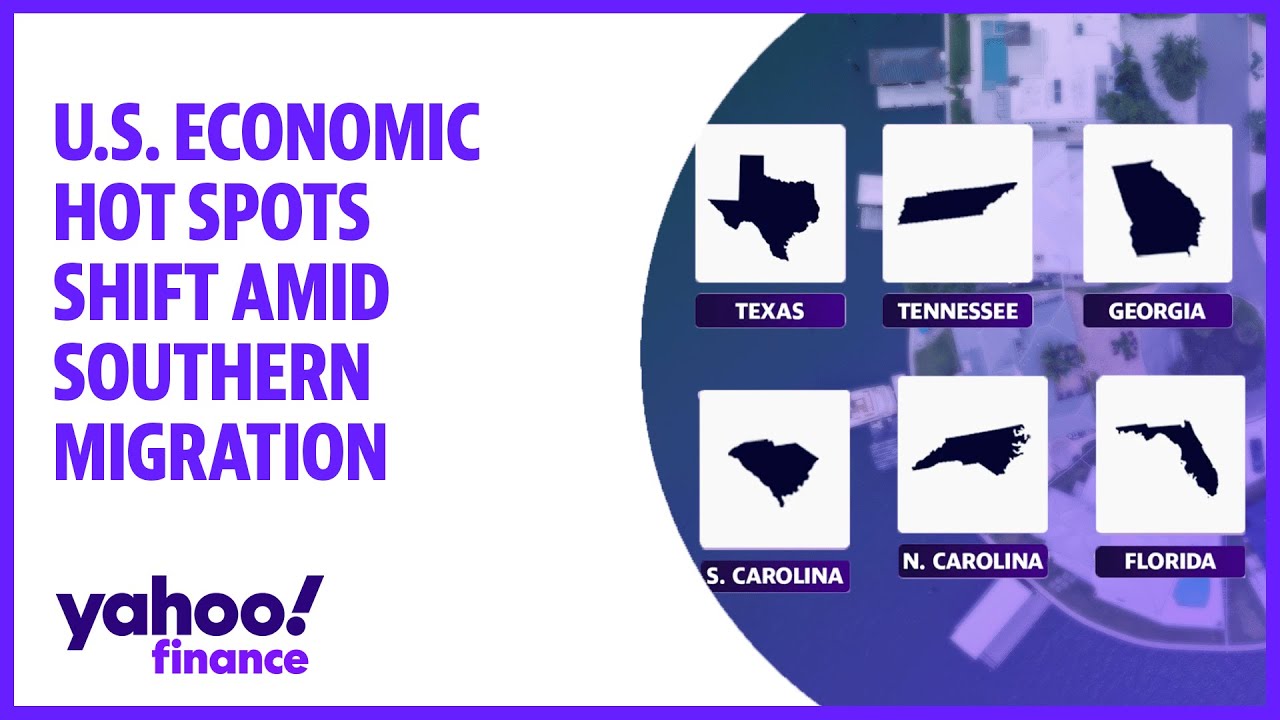 U.S. economic hot spots shift amid southern migration