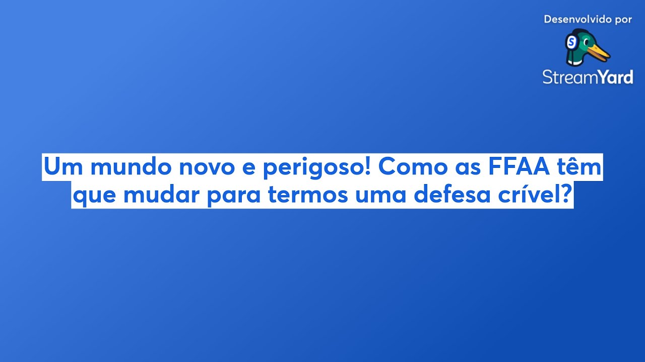 Um mundo novo e perigoso! Como as FFAA têm que mudar para termos uma defesa crível?