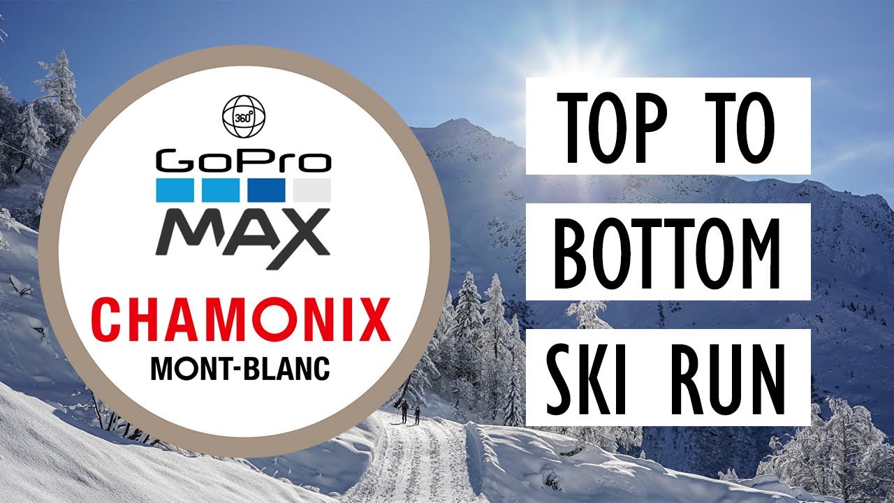 Chamonix France - Vallorcine / Le Tour Full Ski Run | GoPro Max 360