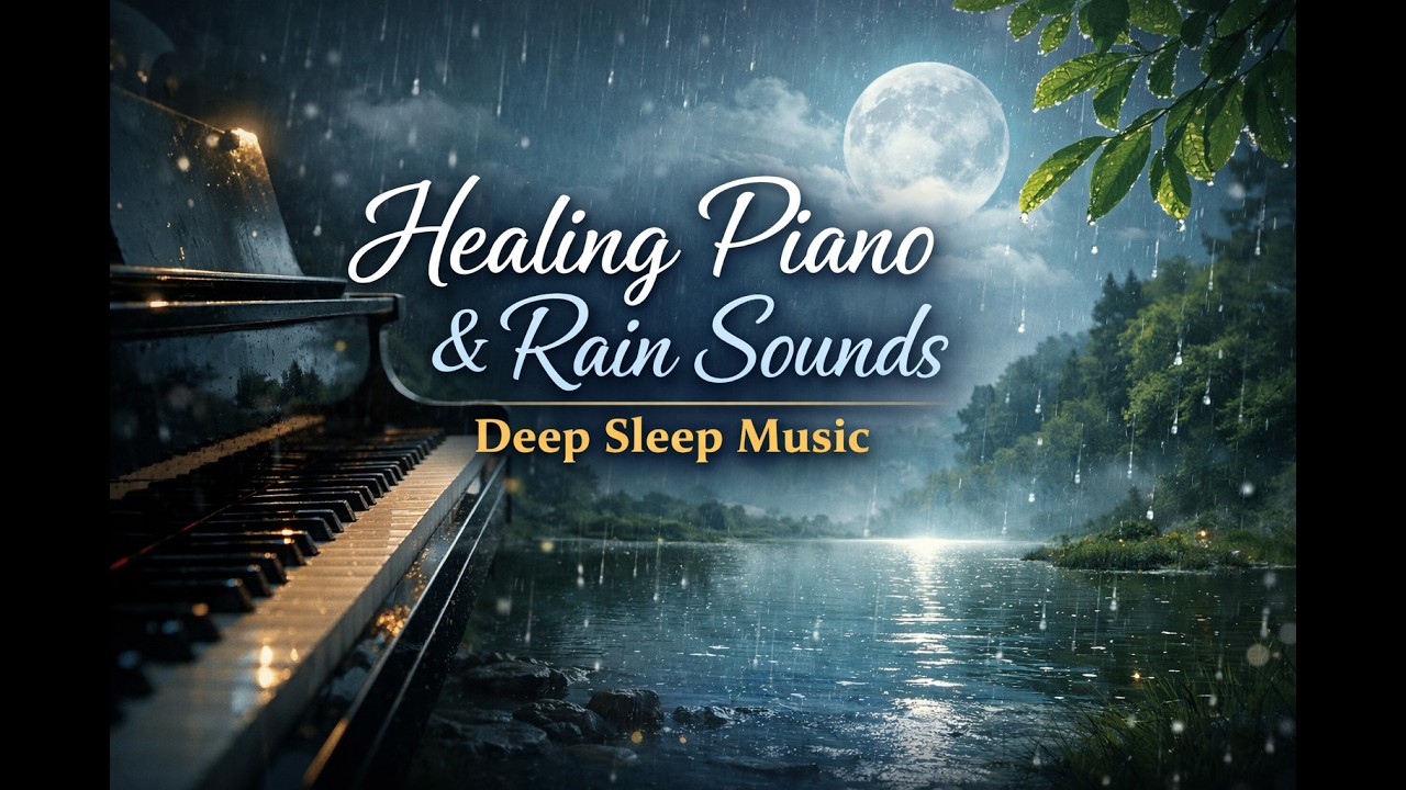 432Hz Healing Piano & Nature Sounds | Deep Sleep Instrumental Music