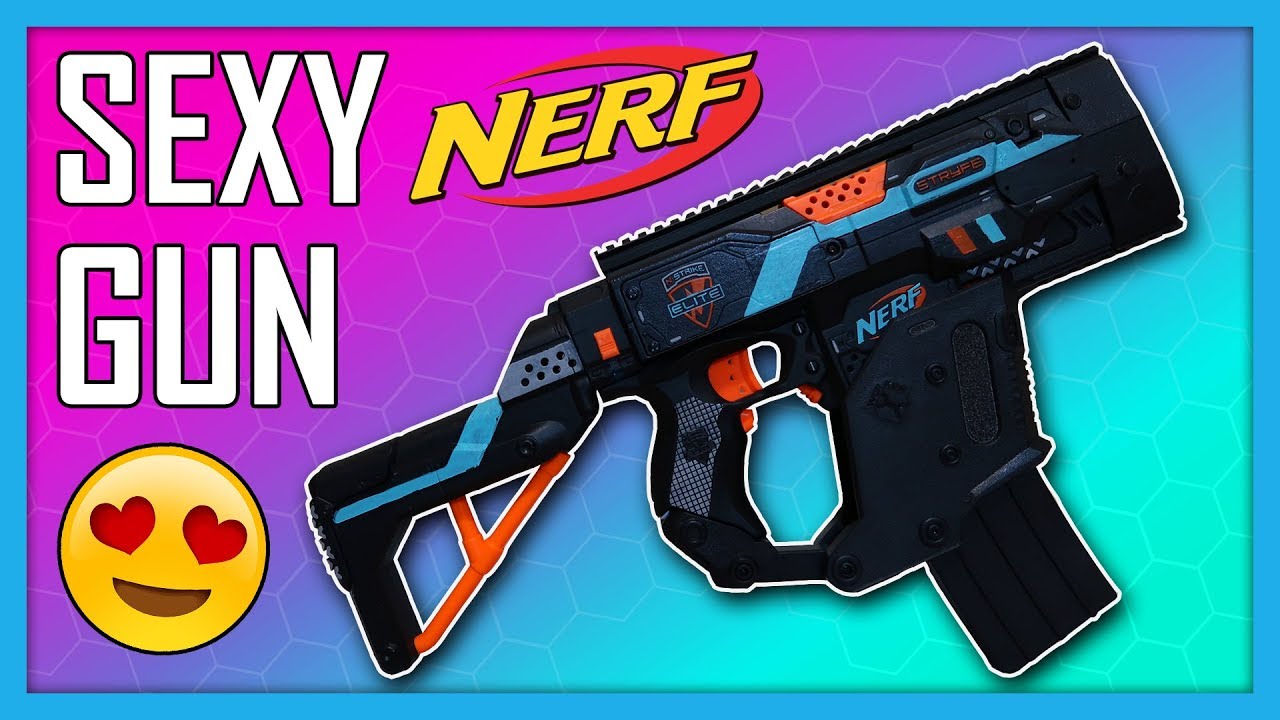Крутая модификация бластера Nerf! | Косметическая модификация Nerf Stryfe + комплект WORKER Kriss...