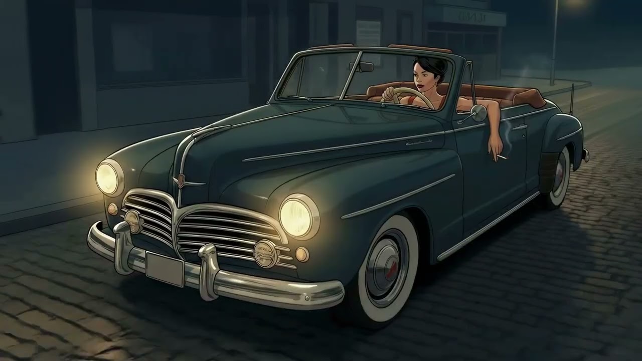 1940s Swing Jazz Vibes 🎷 | Retro Night Drive 🚗 with Classic Jazz Tunes