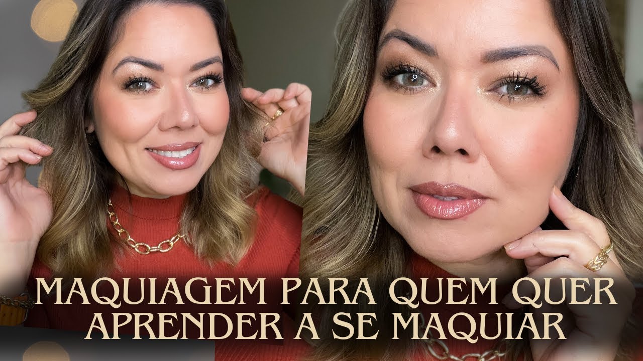 MAKE LEVE NATURAL SEM BASE PERFEITA PRA PELE MADURA.