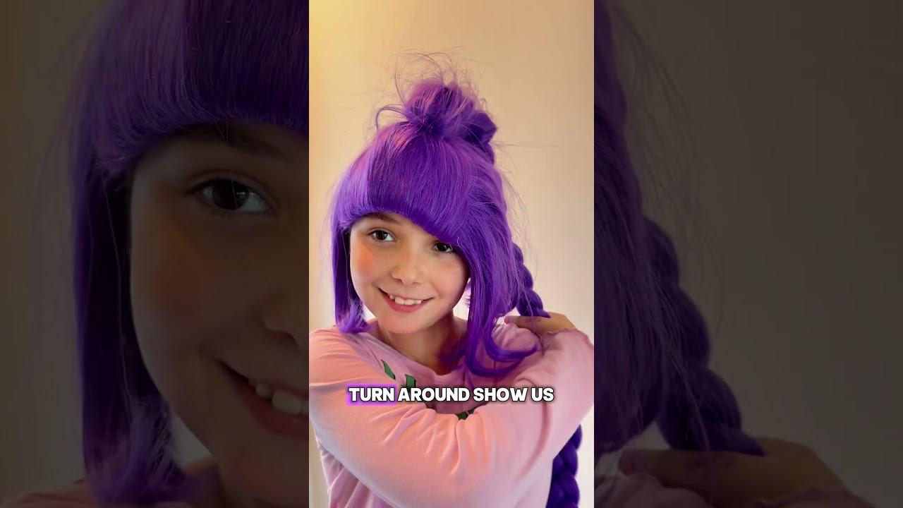 Rumi Wig K Pop Demon Hunters Wig for Halloween - Purple Braid Wig Kpop Demon Hunters Wigs Amazon