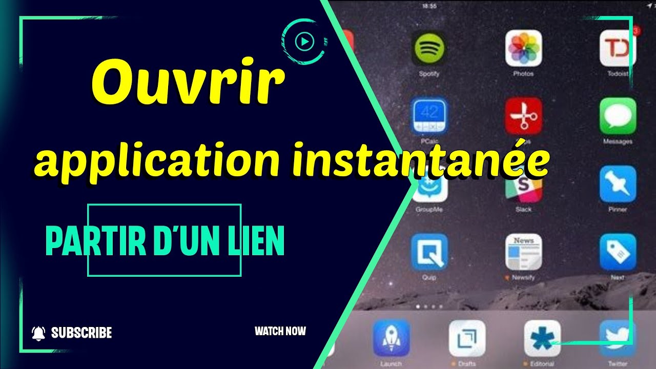 Ouvrir une application instantan&eacute;e &agrave; partir d&rsquo;un lien