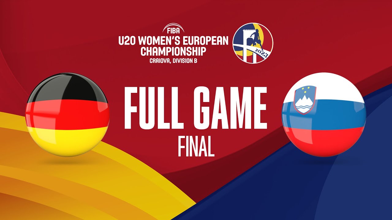 FINAL:  Germany v Slovenia | Full Basketball Game | FIBA U20 Women's Euro Championship 2023 - Div B