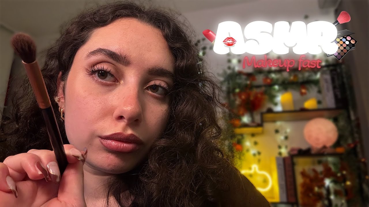 🌙 ASMR FRANÇAIS : RP FAST, 15 MINUTES POUR UN MAKEUP EXPRESS 💄🚄 (son sonore)
