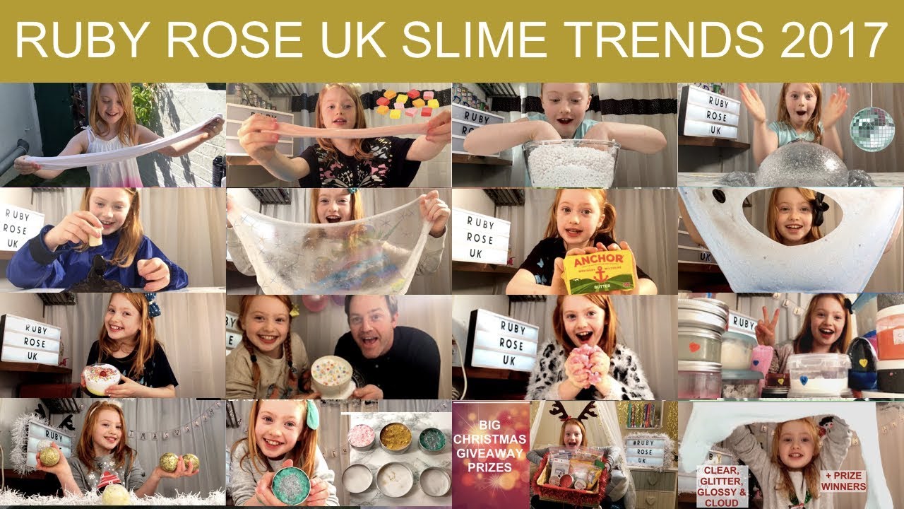 DIY BEST SLIME TRENDS |RUBY ROSE UK SLIME COMPILATION | RUBY ROSE UK FAVOURITES