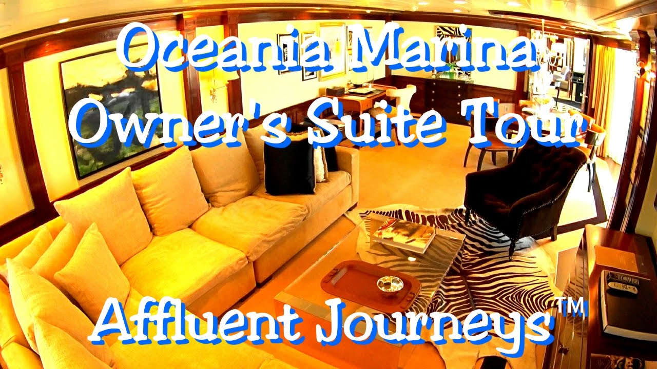 Oceania Marina Owner's Suite Tour in 1080p