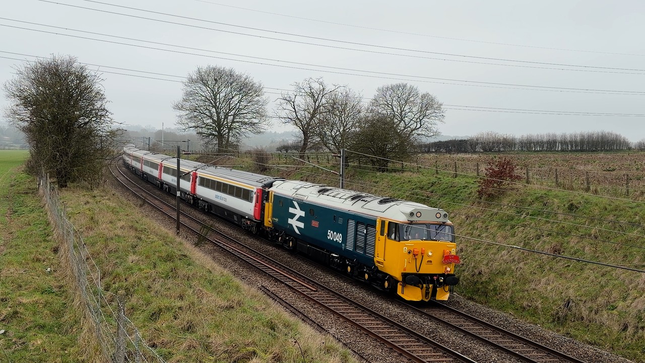 50049 Defiance makes a RARE SIGHT on the CROSS CITY Line with the Derby Express