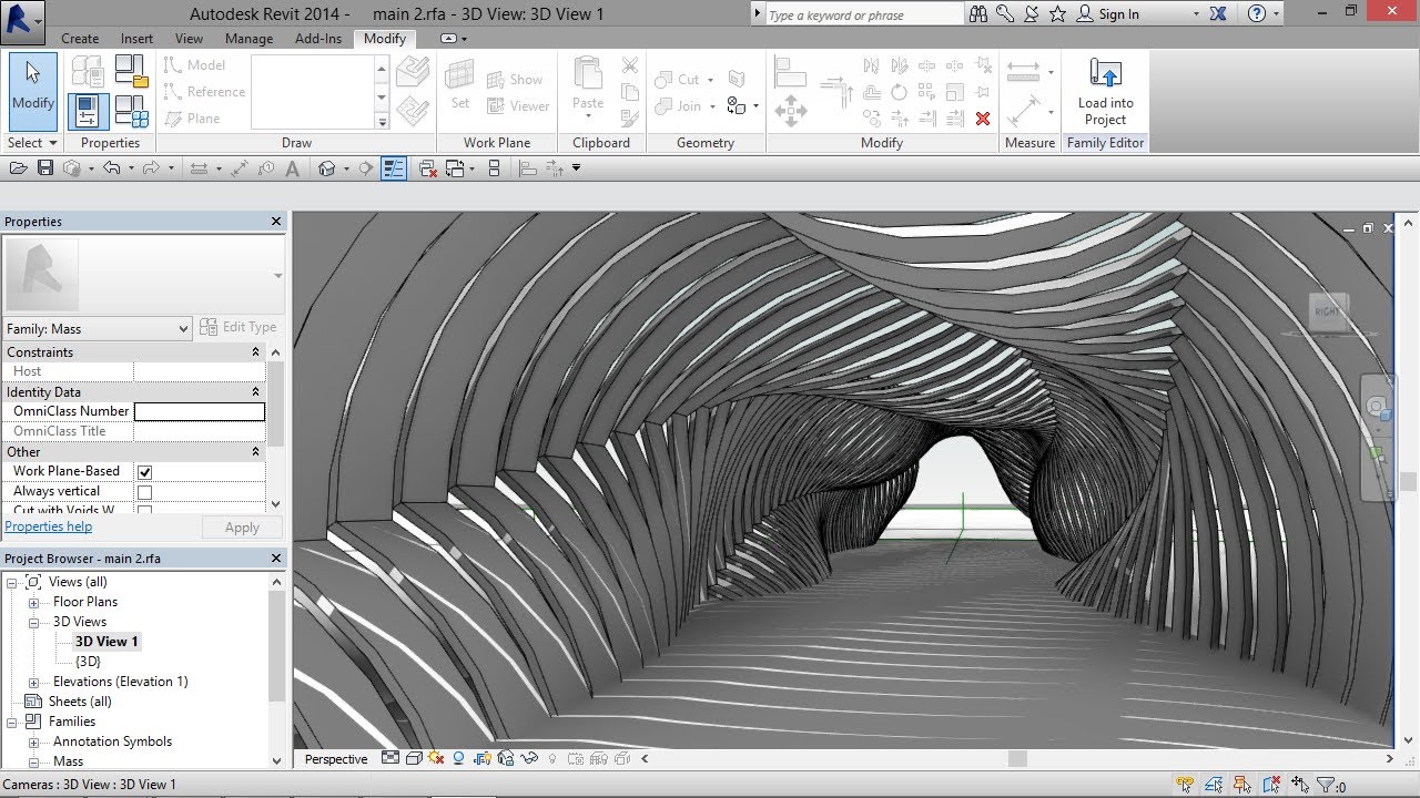 Parametric Shaded Walkway