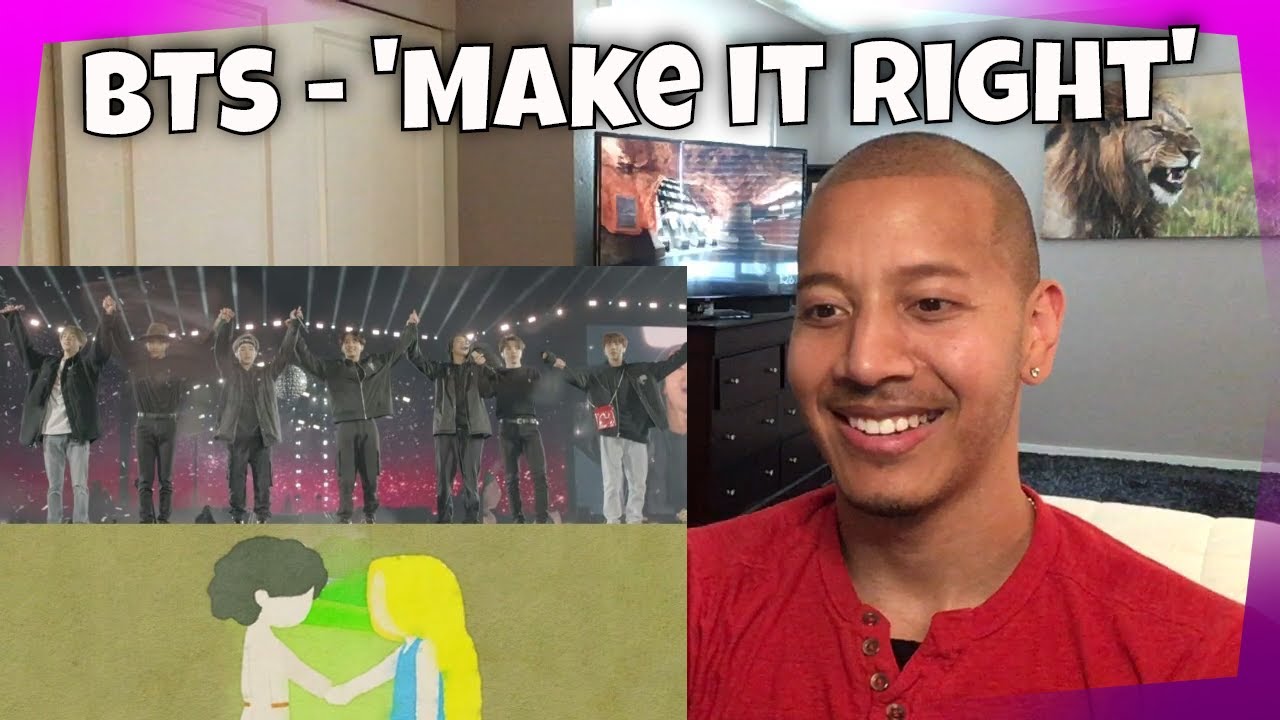 BTS (방탄소년단) - 'Make It Right' (feat. Lauv) Official MV | REACTION!!!