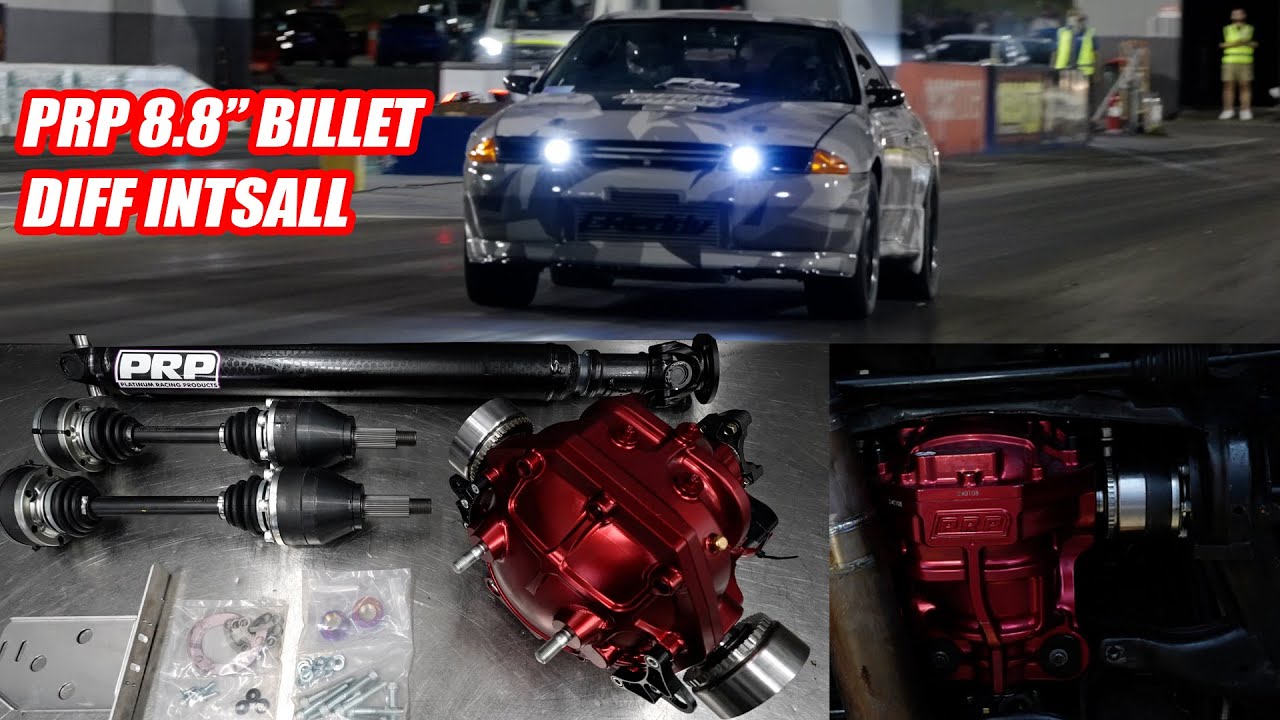 R32 GT-R PRP BIllet 8.8" Differential Install and a Little More Power! Motive Garage