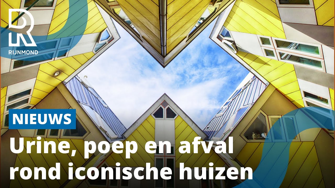 Poep en plas rond Kubuswoningen: trekpleister in verval | Rijnmond
