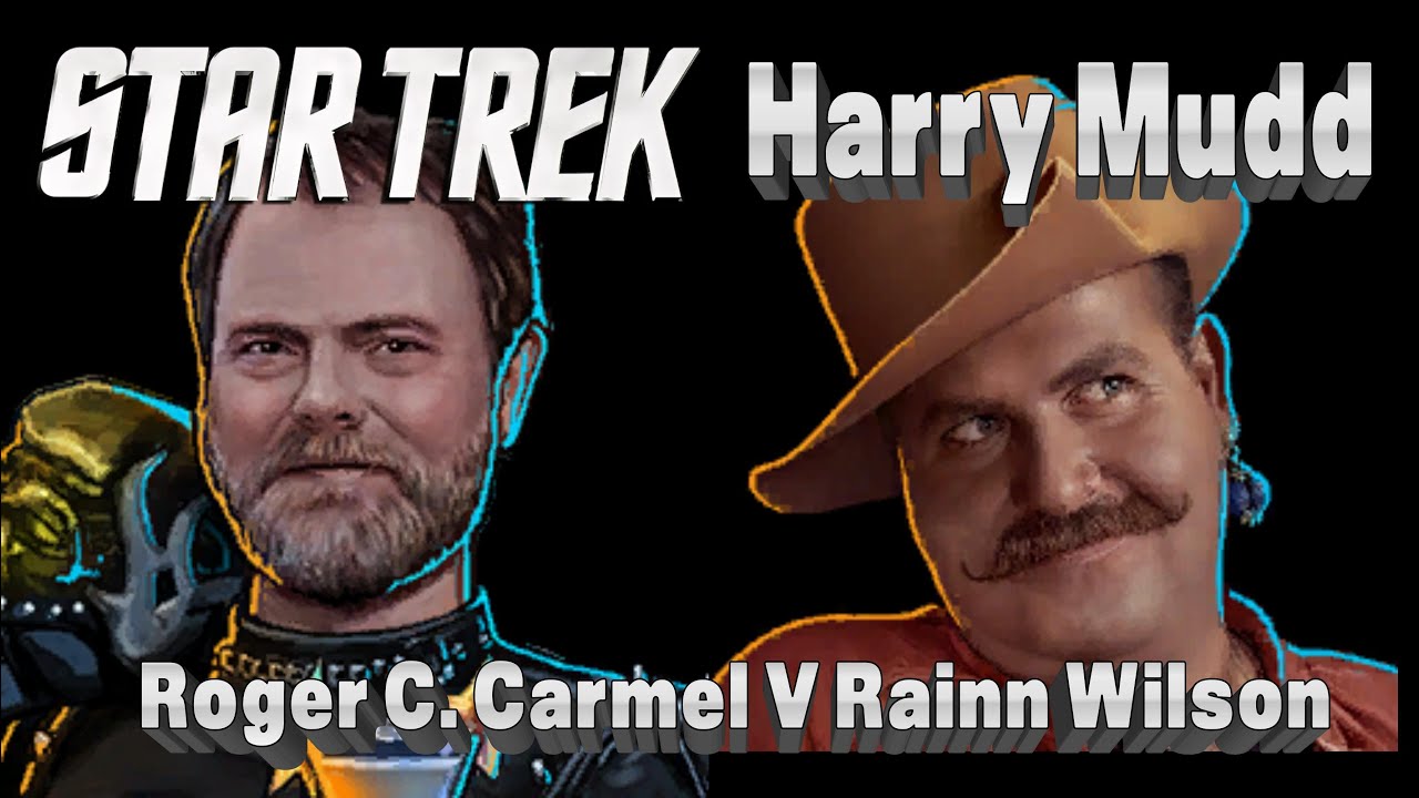 Harcourt Fenton Mudd Roger C. Carmel V Rainn Wilson