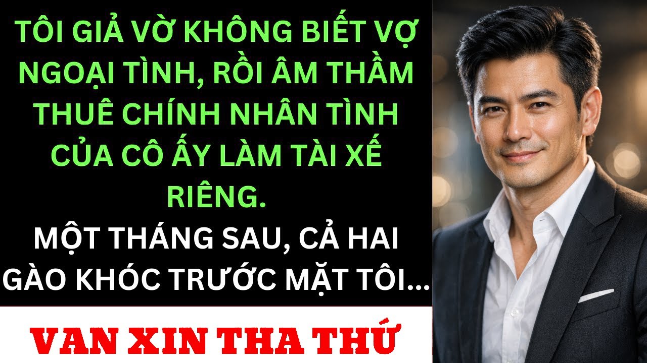 Biết Vợ Ngoại Tình, Tôi Âm Thầm Thuê Chính Nhân Tình Của Cô Ấy Làm Tài Xế Riêng – và 1 Tháng Sau