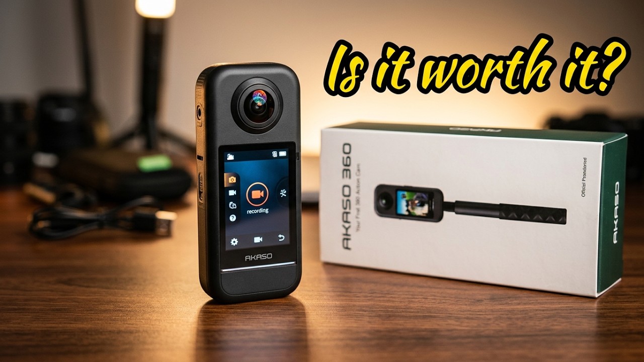 AKASO 360 COMBO CREATOR/ UNBOXING & SAMPLE VIDEO