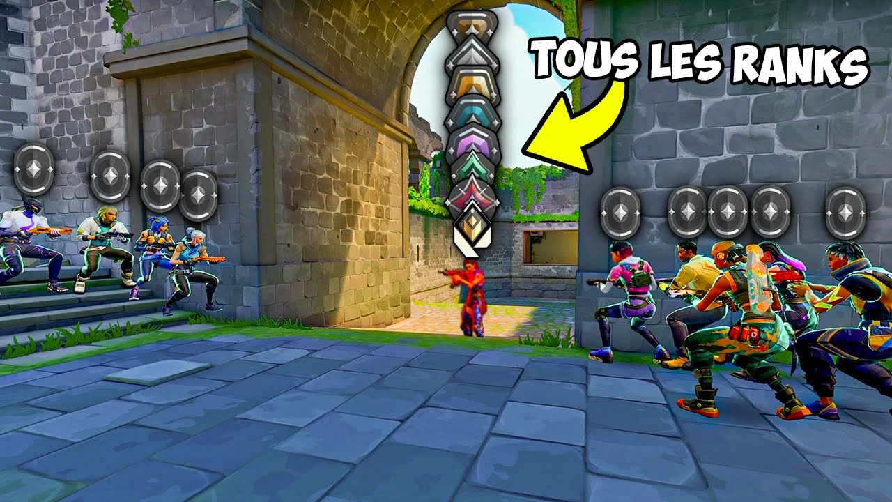 9 FER Contre TOUS Les Ranks de VALORANT !