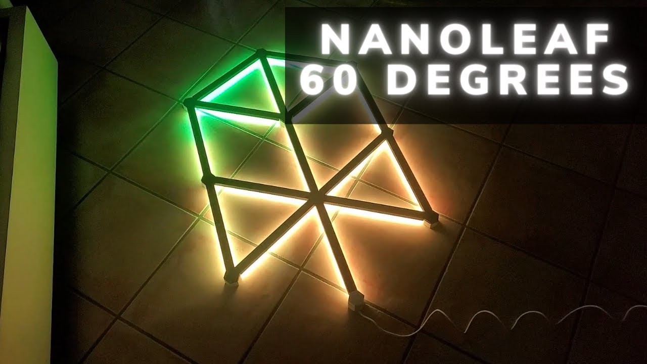 UNE AMBIANCE DE FOU AVEC LES NANOLEAF LINES 60 DEGRES