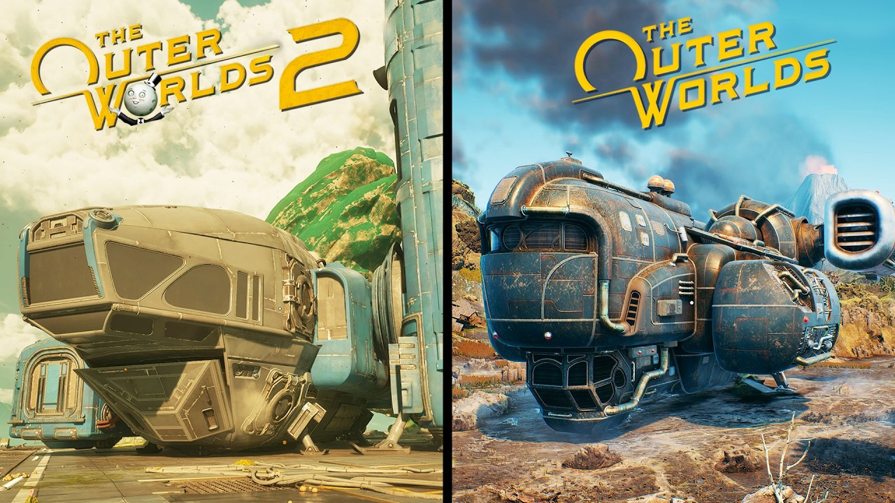 The Outer Worlds 2 vs 1 - Physics and Details Comparison