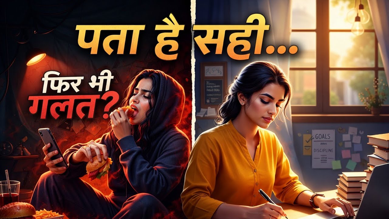 जानते हो सही क्या है फिर भी नहीं करते