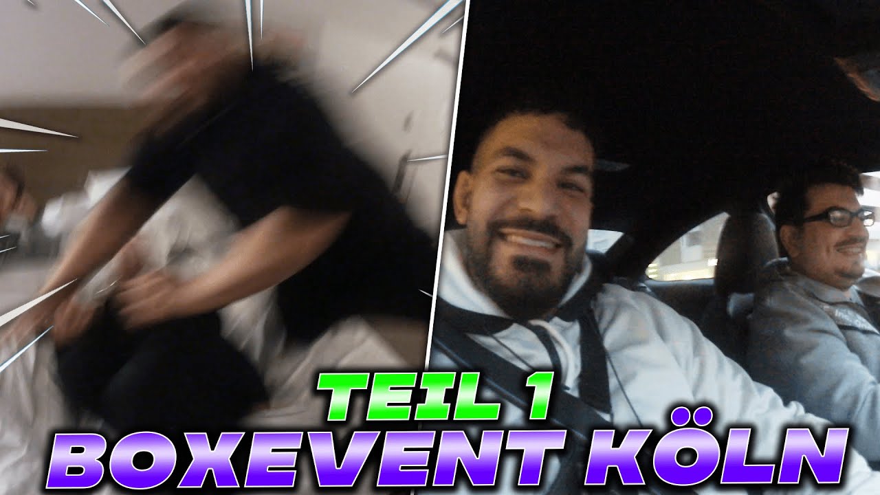 BOXEVENT VLOG mit @Rohatc @Scurrows @AbuGoku9999 @RealBazzi etc. | TEIL 1