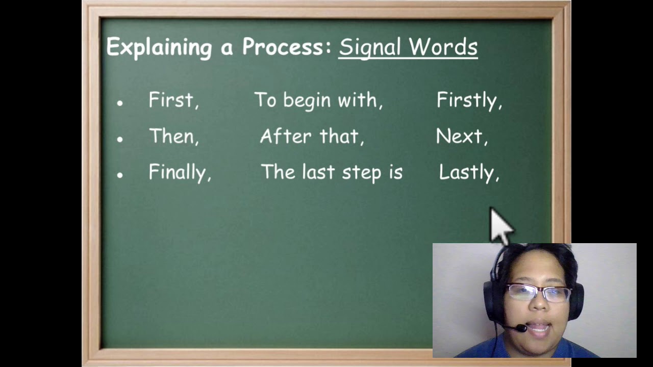 Explaining a Process
