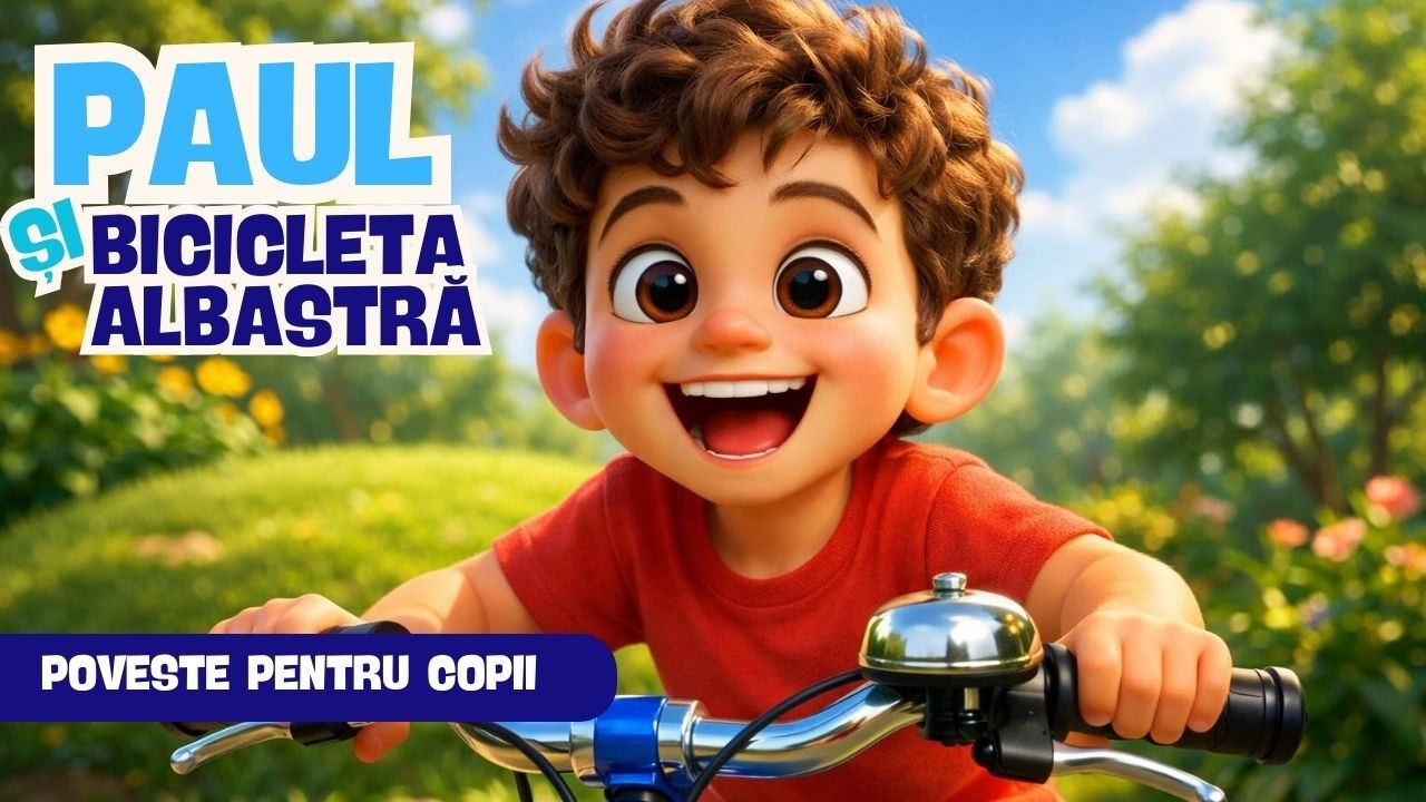 Paul și Bicicleta Albastra | O poveste despre ascultare | Poveste pentru copii în Limba Română