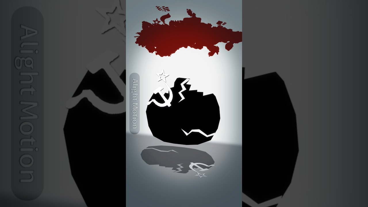🇷🇺 From Soviet Union to Modern Russia! | USSR Collapse Flag Map Animation #Countryball