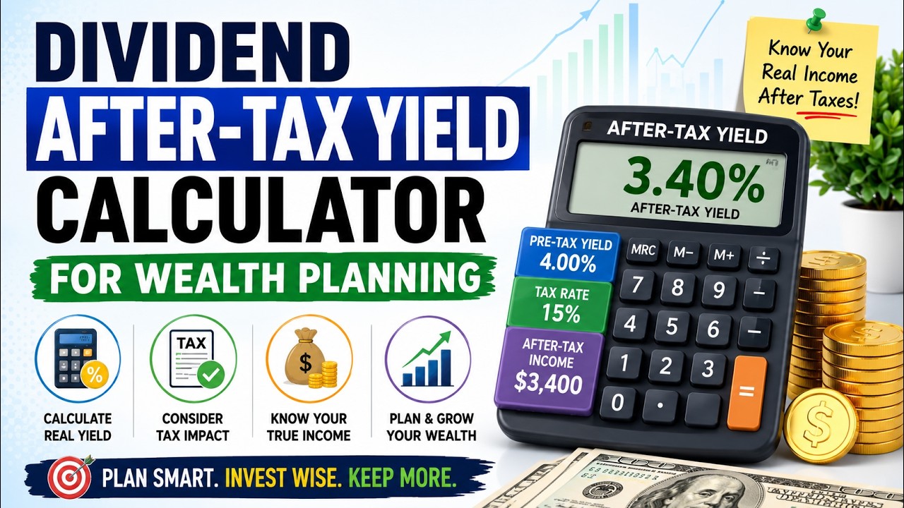 Dividend After-Tax Yield Calculator for Wealth Planning