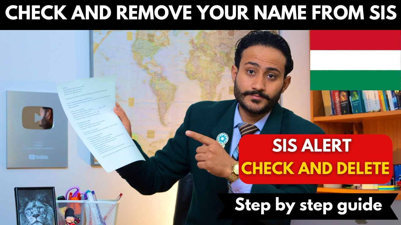 How to Check Your Name in the Schengen Information System (SIS) | Detail video