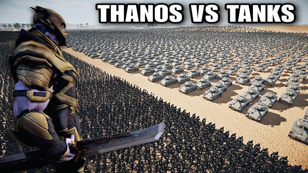 100,000 THANOS VS 10,000 TANKS | Ultimate Epic Battle Simulator 2 | UEBS 2