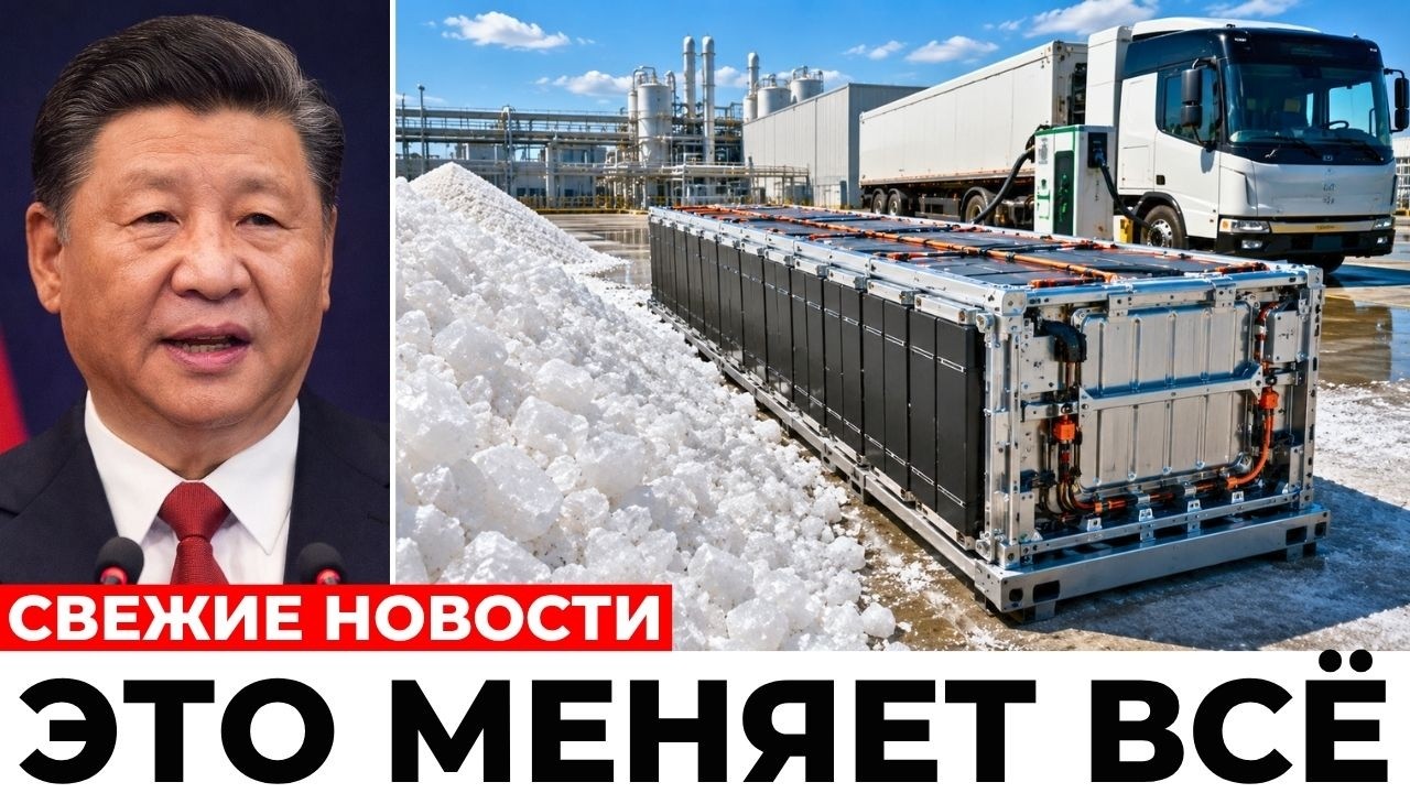 Крупнейший прорыв Китая &mdash; батарея, работающая на соли