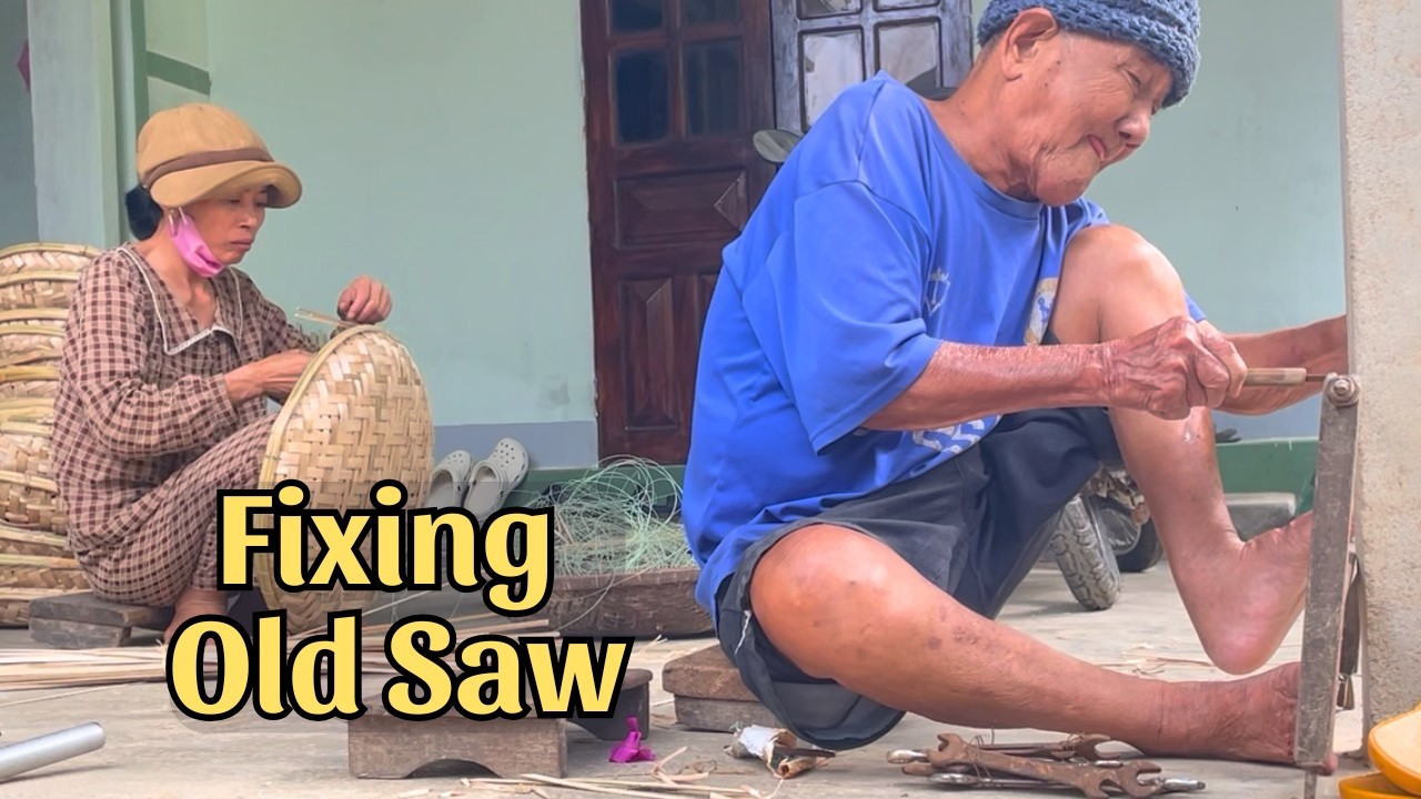 Family Traditions: Restoring Old Tools to Complete Bamboo Baskets to Sell | A Dying Art in Vietnam