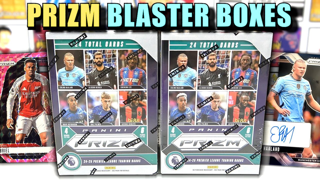 OPENING 2 PANINI PRIZM EPL 24/25 BLASTER BOXES | NEW Premier League Box | Exclusive Prizm Cards