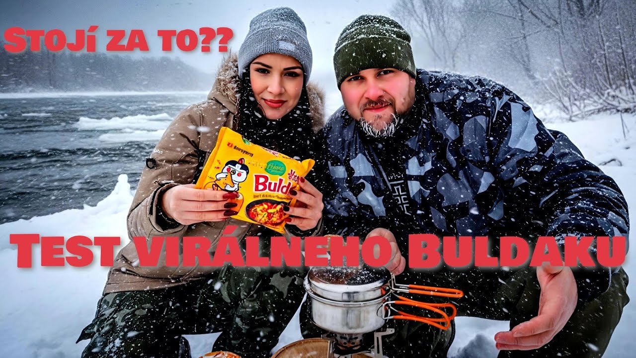 STOJÍ ZA TO?? TEST VIRÁLNEHO BULDAKU Z LIDLU: Varenie pri Rieke Váh s Petrou - BULDAK RAMEN 