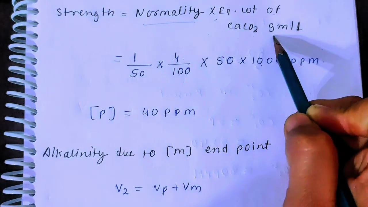 [Engineering chemistry] Alkalinity Numerical |   p- alkalinity and M- alkalinity