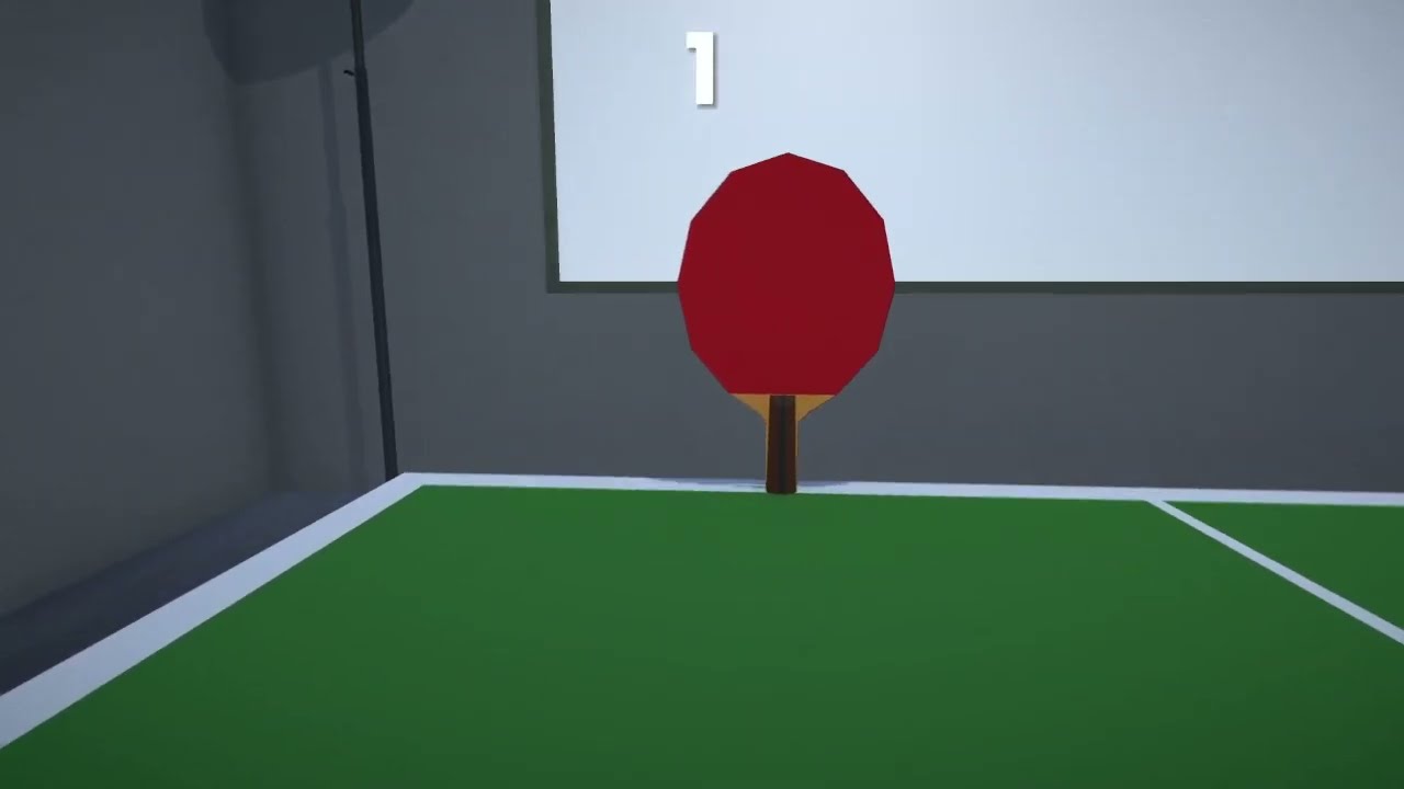 how to play ping pong 3d by devbanana