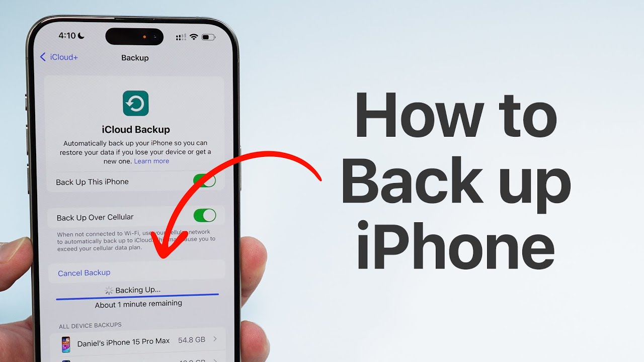 How to Backup your iPhone - iCloud or Computer!