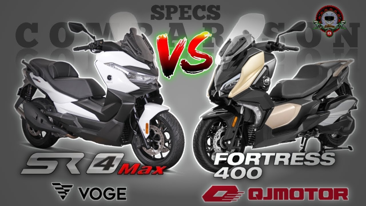 VOGE SR4 MAX vs QJMOTOR FORTRESS 400 SPECS COMPARISON