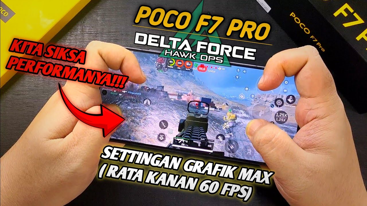 POCO F7 PRO TEST GAME DELTA FORCE