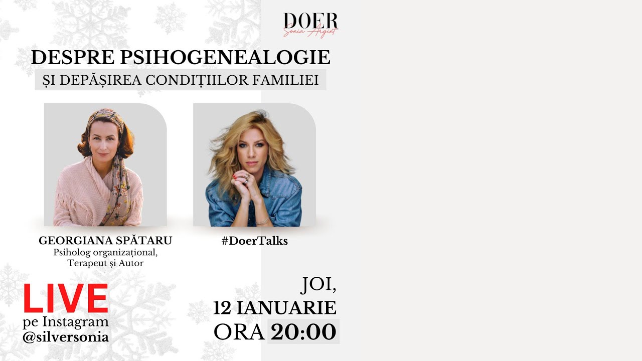 DoerTalks LIVE cu Georgiana Spătaru, psiholog organizațional