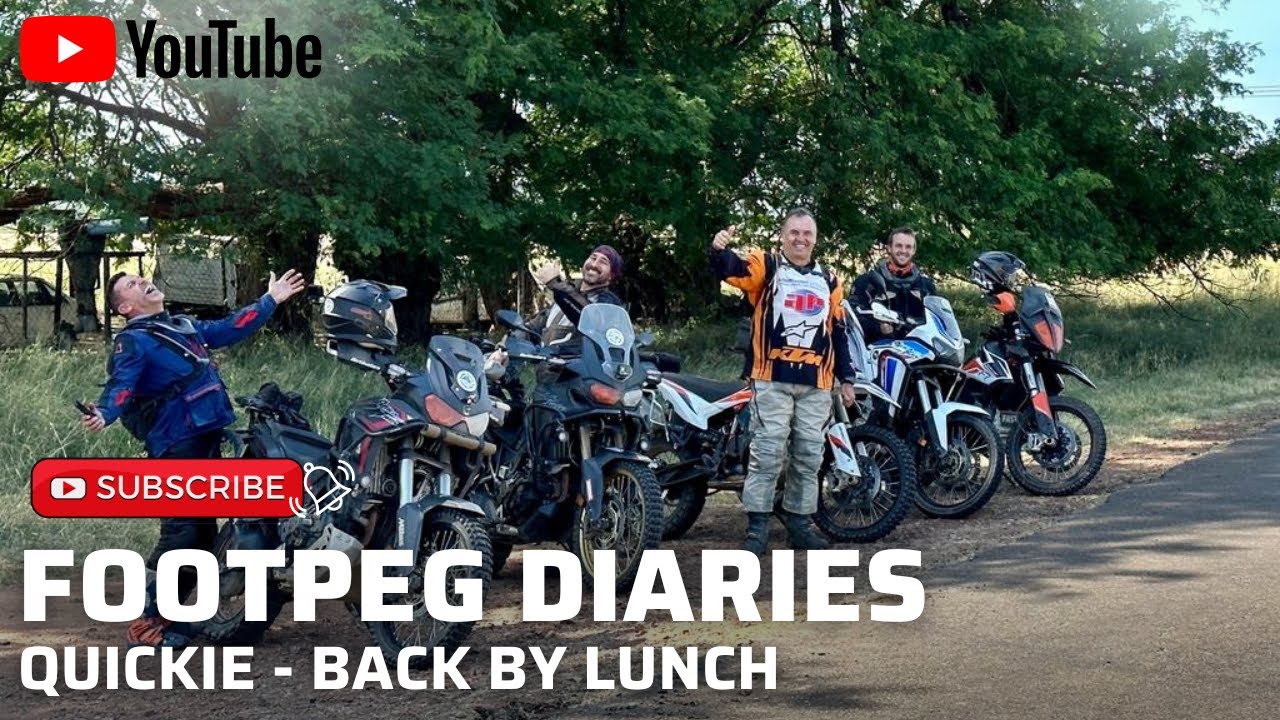 Footpeg Diaries - Quickie, BACK BY LUNCH  | Adventure | Motorcycle | Travel | Biking