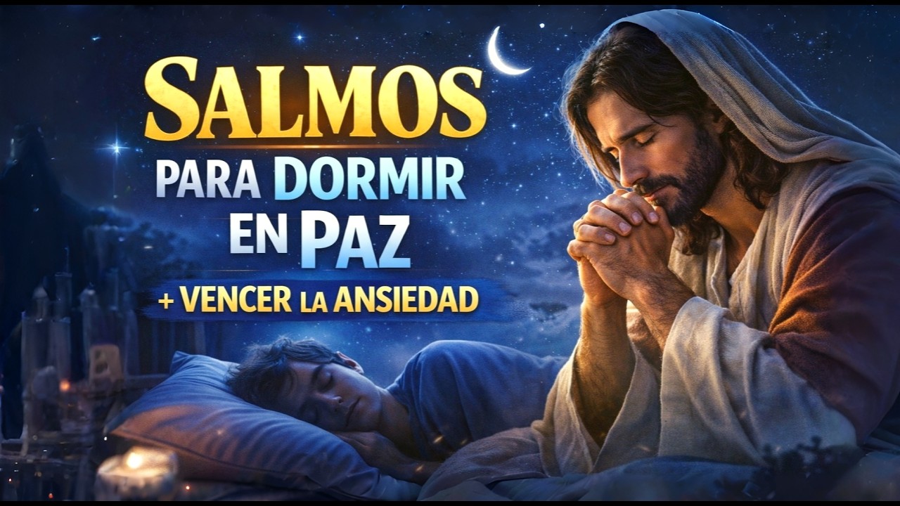 Salmos para Dormir en Paz 🌙 Oración de la Noche para Vencer la Ansiedad | Salmo 4