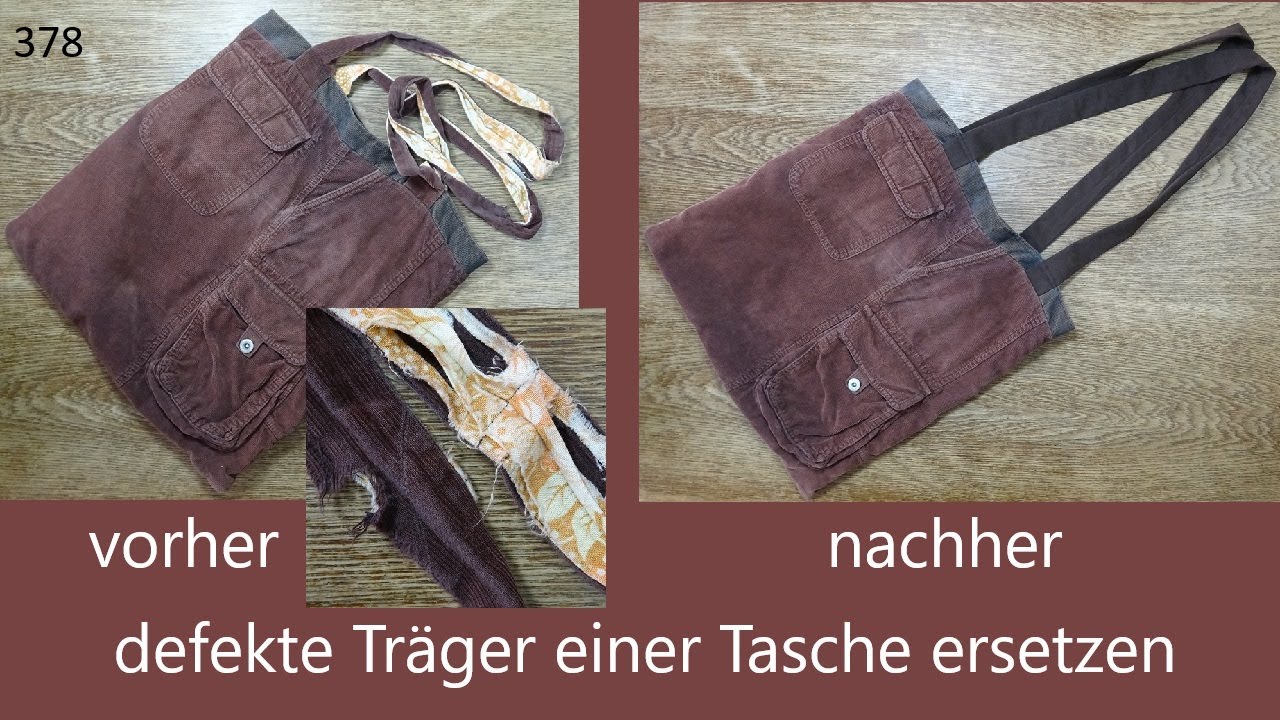 defekte Henkel einer Tasche ersetzen #Video378