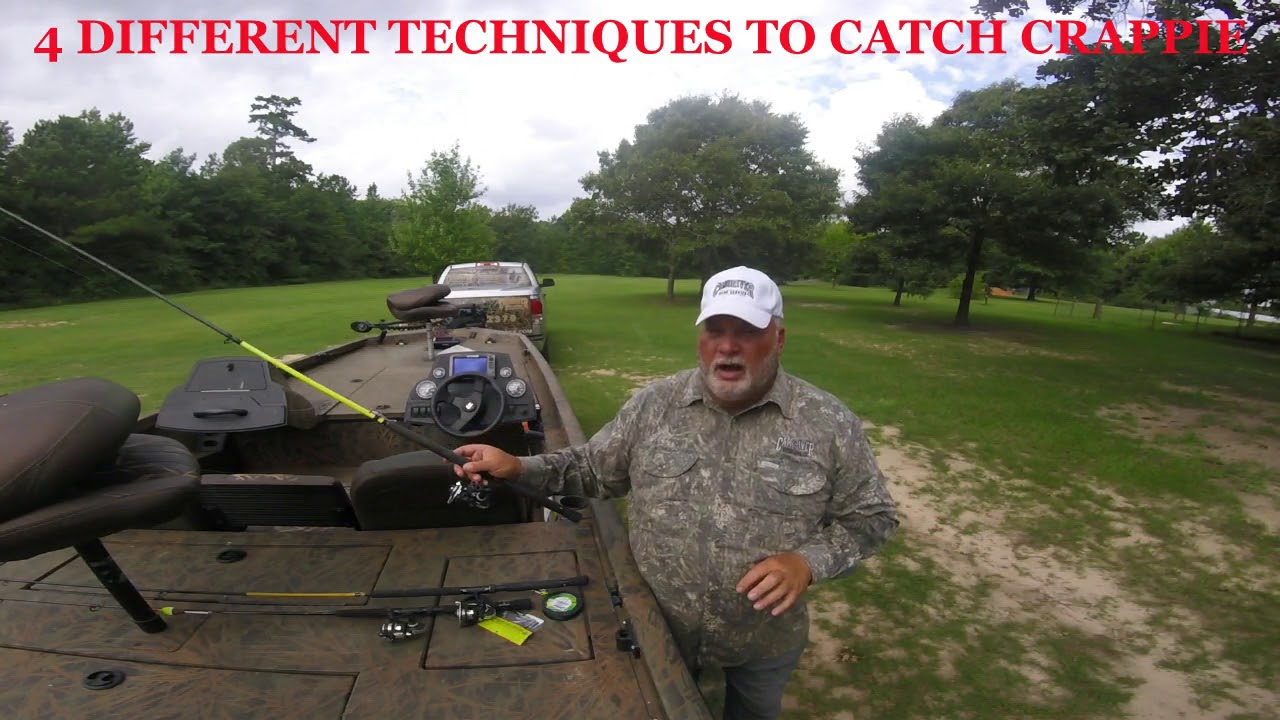 HOW TO CATCH CRAPPIE   4 SUMMERTIME TECHNIQUES