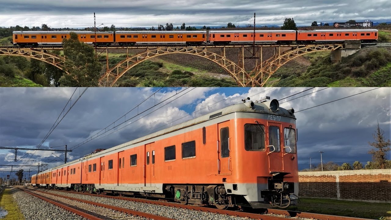 Traslado a Santiago de automotores AES-11 y AES-17 poniendo fin a más de 40 años de servicios