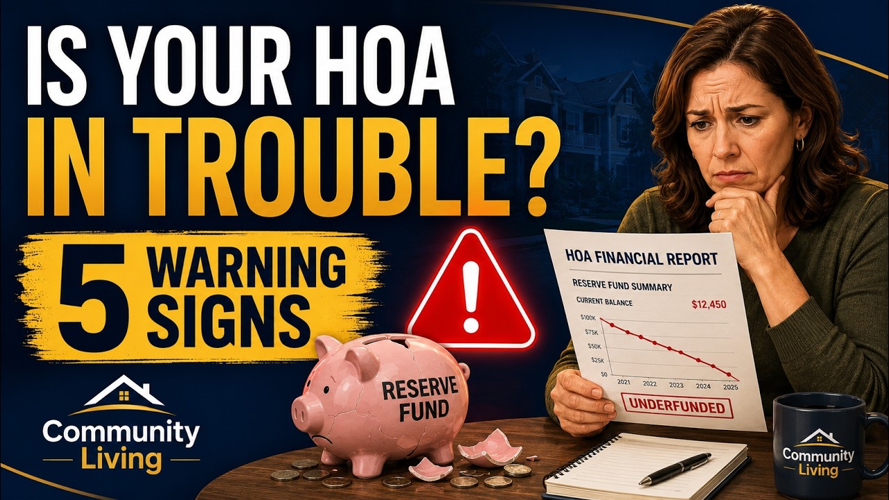 5 Warning Signs Your HOA Has Financial Problems