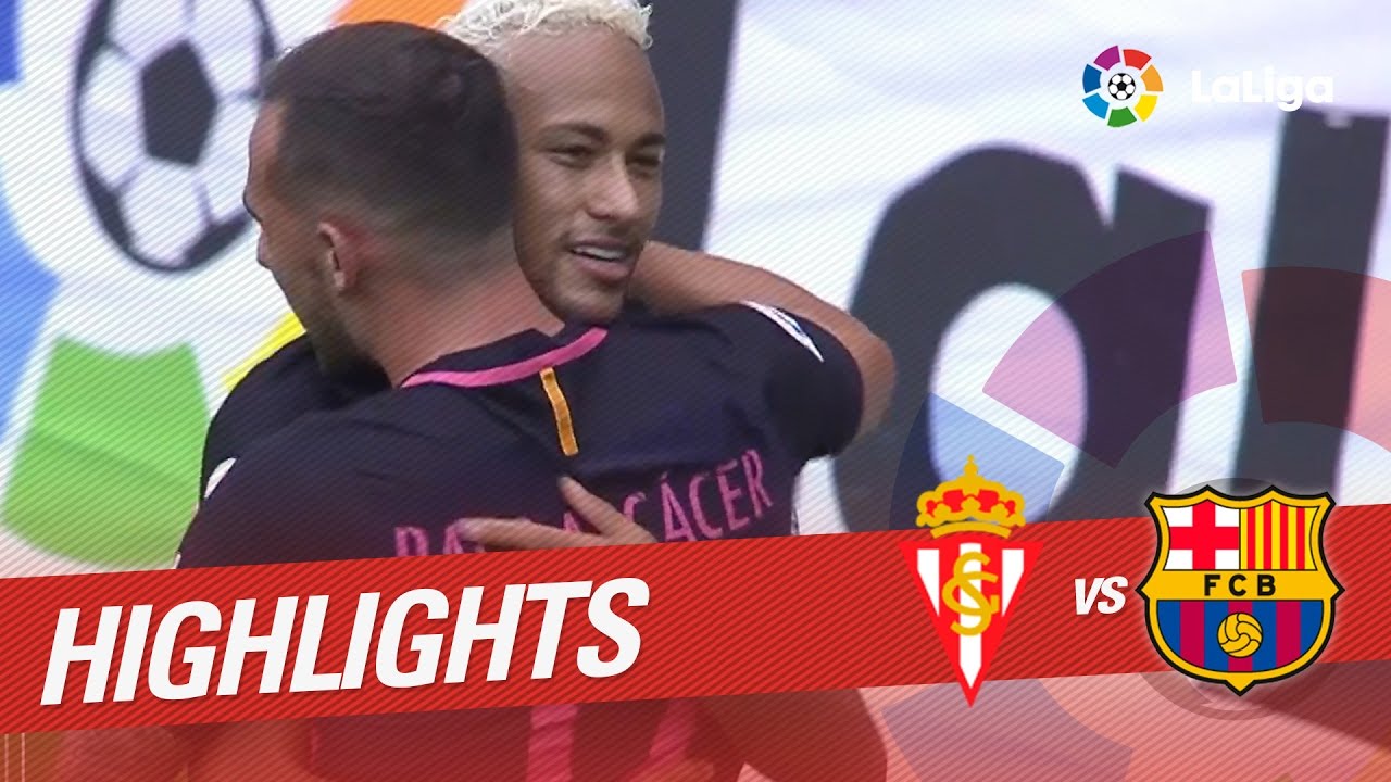 Resumen de Sporting de Gijón vs FC Barcelona (0-5)