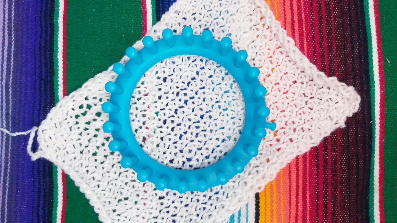 Como terminar / rematar un tejido en telar CIRCULAR